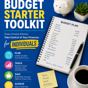 Budget Starter Toolkit (For INDIVIDUALS)-DOWNLOADABLE
