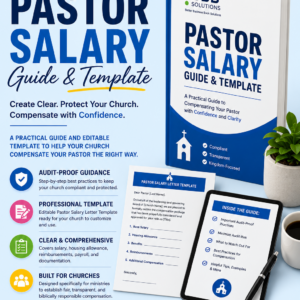 Pastor's Salary Audit Guide & Letter Template- DOWNLOADABLE